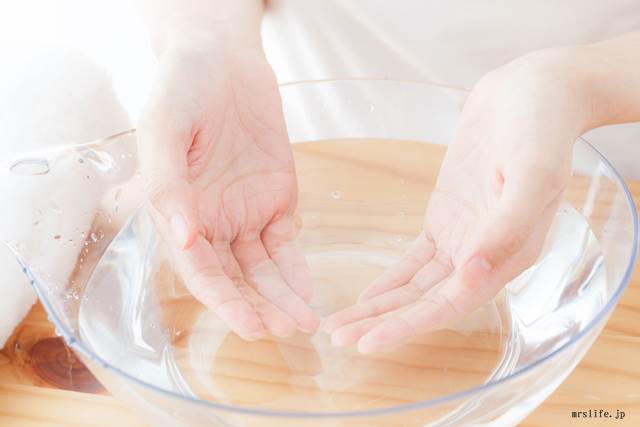 洗顔のお水