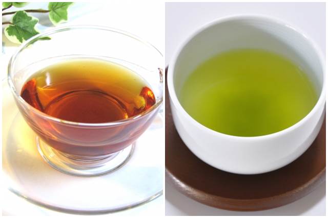 紅茶と緑茶